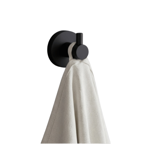 Robe Hook in Matte Black